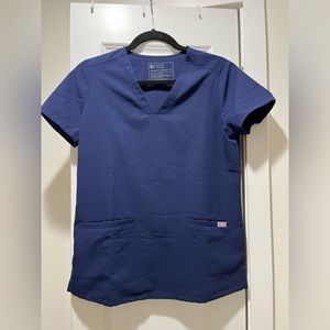 Figs Navy Casma three pocket Scrub top Size XS